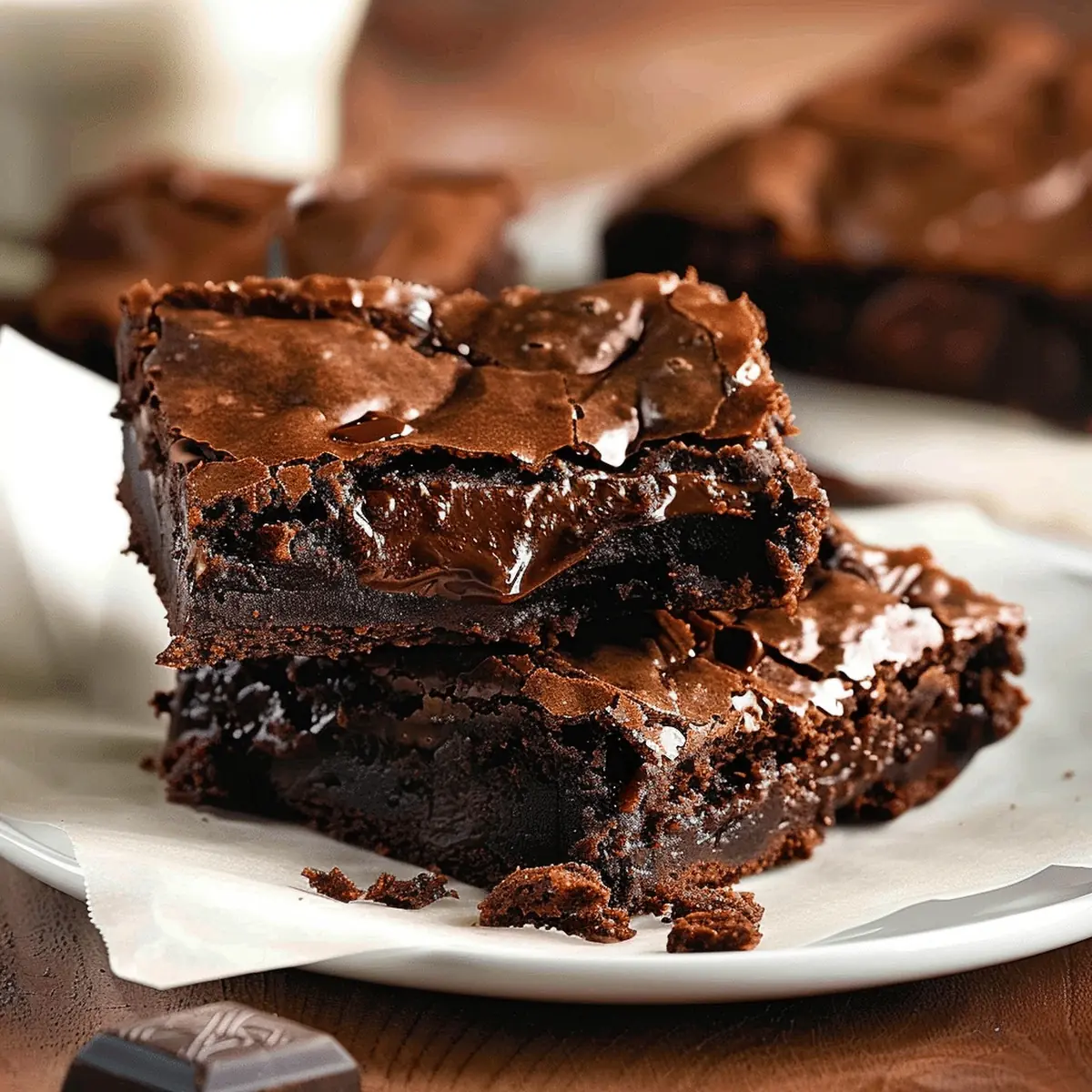 Die besten Fudgy Schoko-Brownies